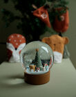 Christmas snow ball of wood animals BOUL A NEJ NOEL / 20PCDC015APD999